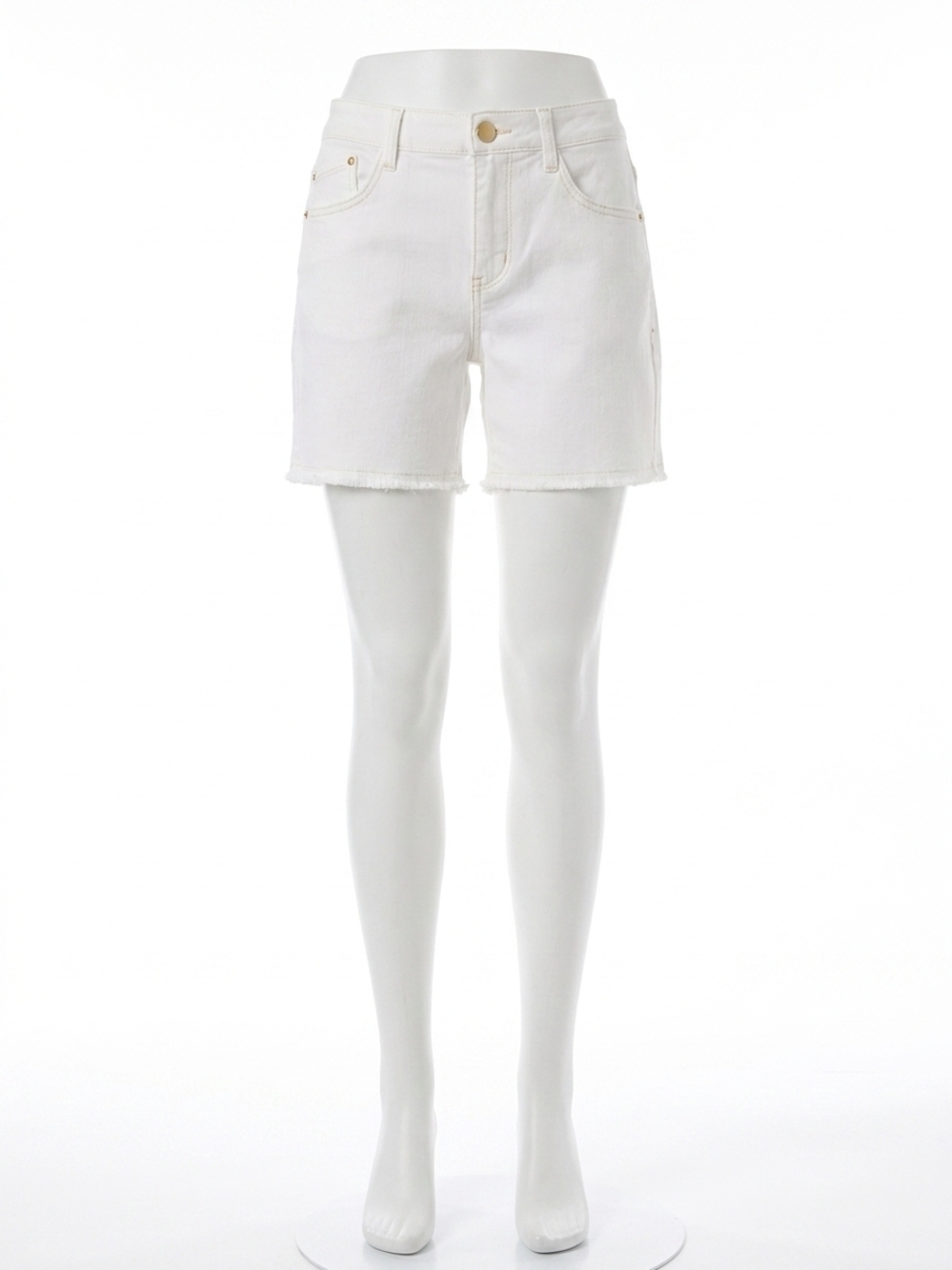 NEW DEMOCRACY solution high rise short in optic white